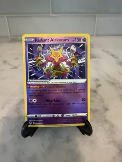 Radiant Alakazam 059/195 Silver Tempest Mint Pokemon TCG - Image 1