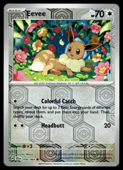 Eevee 050/064 Common Shrouded Fable Pokemon Reverse Holo NM - Image 1