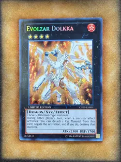 Yugioh Evolzar Dolkka CT09-EN001 Secret Rare Limited Edition NM - Image 1