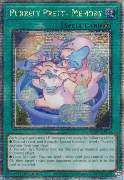 Purrely Pretty Memory - RA02-EN072 - Quarter Century Secret Rare - Yugioh - Image 1