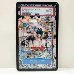 ONE PIECE TCG EXTENDED ART ACRYLIC MAGNETIC CASE MONKEY D LUFFY OP11-118 MANGA - Image 1