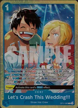 Lets Crash This Wedding OP11-060 [Premium Best Selection Vol. 5] One Piece PROMO - Image 1