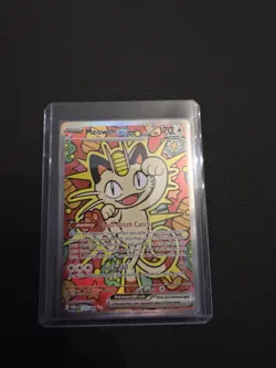 Pokemon TCG : Perfect Order - Meowth Ex 121/088 Special Illustration Rare SIR - Image 3