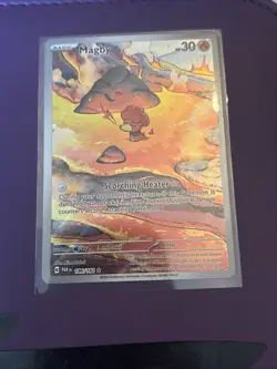 Pokemon TCG Magby Card 186/182 Paradox Rift Illustration Rare NM Condition - Image 1