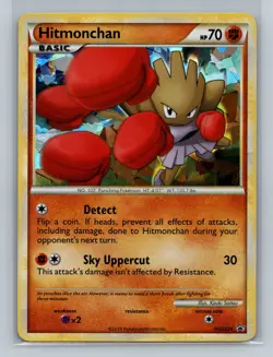 Pokemon Card - Hitmonchan HGSS24 - Cracked Ice Holo - Black Star Promo - Image 1
