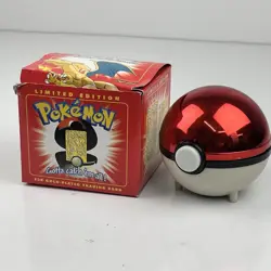 1999 Pokemon 23K Gold Plated Trading Card - #6 Charizard - Burger King Edition - Image 1