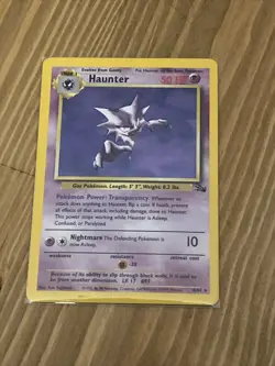 Haunter 6/62 - Fossil - Holo Pokemon Card - Image 1