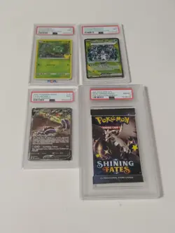 Pokemon Shining Fates PSA Pack-PSA-SIR-Alt Art-Full Art-Graded Holo Card Lot - Image 1