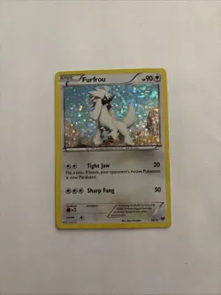 Furfrou 12/12 McDonald's Holo Promo Pokemon Card LP - Image 1