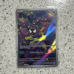 Pokemon TCG Gastly Illustration Rare 177/162 SV05 Holo 60 HP Card English - Image 1