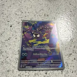 Pokemon TCG Gastly Illustration Rare 177/162 SV05 Holo 60 HP Card English - Image 2