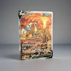 Pokemon Entei v Holo Ultra Rare TCG Card Crown Zenith Galarian Gallery GG36/GG70 - Image 1