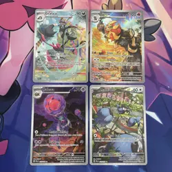 Pokemon TCG | Paldea Evolved /193 English Illustration Rare X4 Card Bundle - Image 1