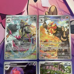 Pokemon TCG | Paldea Evolved /193 English Illustration Rare X4 Card Bundle - Image 2