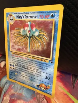Misty’s Tentacruel 10/132 Holo Gym Heroes MP Pokemon Card WOTC 2000 - Image 3