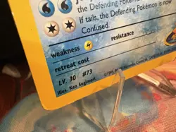 Misty’s Tentacruel 10/132 Holo Gym Heroes MP Pokemon Card WOTC 2000 - Image 5