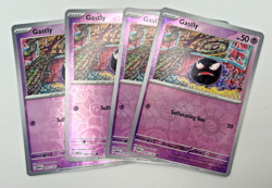 Gastly Reverse Holo 092/165 x4 4x Pokemon Card 2023 Scarlet & Violet 151 Playset - Image 1