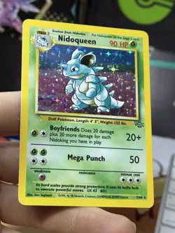 #3 Nidoqueen 7/64 Jungle 1999 Holo Rare WOTC Pokemon Card TCG - Image 4