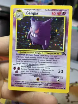 #3 Gengar 5/62 Fossil 1999 Holo Rare WOTC Pokemon Card TCG - Image 3