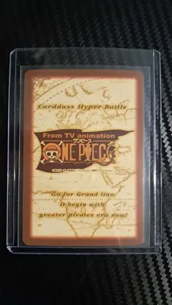 BANDAI One Piece Hyper Battle S57 LUFFY NAMI ZORO HOLO FOIL SCARCE EARLY CARD - Image 2