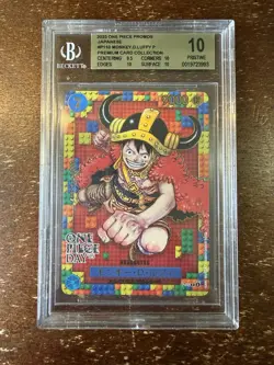 2025 One Piece Promos JPN P110 Monkey D. Luffy Premium Card Coll BGS 10 PRISTINE - Image 1