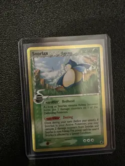 Snorlax 10/101 Delta Species Holo Card Rare 2006 Pokemon TCG MP Moderate Played - Image 1