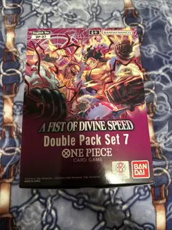One Piece Card Game Double Pack Set 7 Display NOT SEALED A Fist Of Divine Speed - Image 1