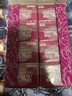 One Piece Card Game Double Pack Set 7 Display NOT SEALED A Fist Of Divine Speed - Image 2