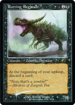 Rotting Regisaur (Retro Frame) -Foil Near Mint MTG Secret Lair - Image 1