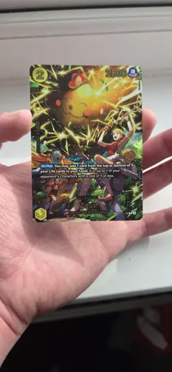 Pikachu Nami Zeus Sp Op15 Adventure On Kami Island Alt Art Card English OP11-106 - Image 4