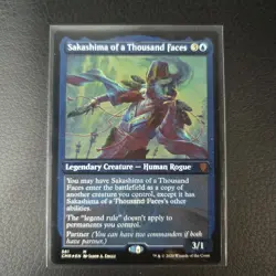 Magic: The Gathering Sakashima of a Thousand Faces Foil Mythic Blue Card - Image 1