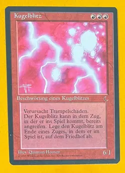 MTG BALL LIGHTNING (German) Renaissance (OldManMTG 008-901) - Image 1