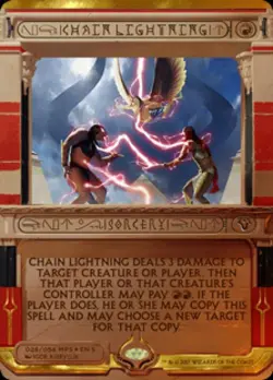 Chain Lightning -Foil Near Mint MTG Amonkhet Invocations - Image 1
