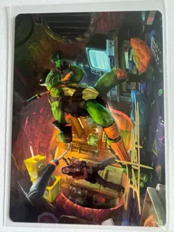 2026 Magic Art Series: TMNT #13 Michelangelo, Game Master Gold-Stamped Signature - Image 1