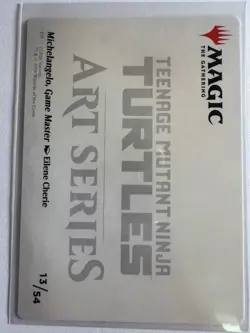 2026 Magic Art Series: TMNT #13 Michelangelo, Game Master Gold-Stamped Signature - Image 2