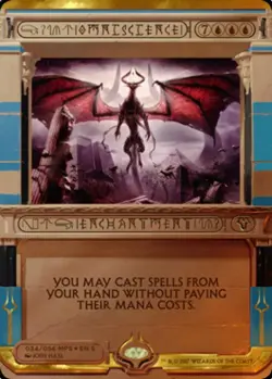 Omniscience -Foil Near Mint MTG Amonkhet Invocations - Image 1