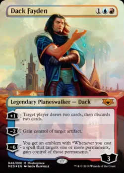 Dack Fayden -Foil Near Mint MTG Ravnica Allegiance Mythic Edition - Image 1