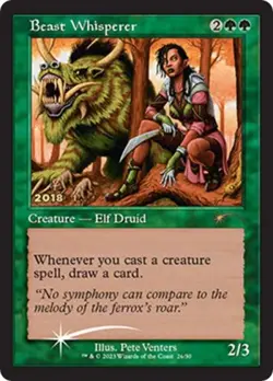 Beast Whisperer -Foil Near Mint MTG Promos: 30th Anniversary Promos - Image 1