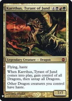 Karrthus, Tyrant of Jund -Foil Near Mint MTG - Image 1