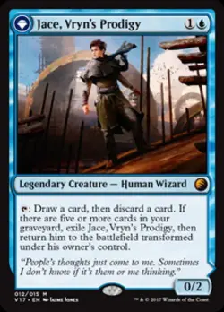 Jace, Vryn's Prodigy -Foil Near Mint MTG From the Vault: Transform - Image 1