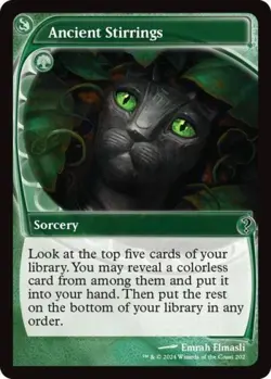 Ancient Stirrings (Future Sight) -Foil Near Mint MTG Mystery Booster 2 - Image 1