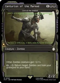 Centurion of the Marked - Lord of the Undead (Showcase) -Foil Near Mint MTG - Image 1