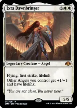 Lyra Dawnbringer -Foil Near Mint MTG Dominaria Remastered - Image 1