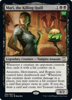 Mari, the Killing Quill -Foil Near Mint MTG Commander: Streets of New Capenna - Image 1