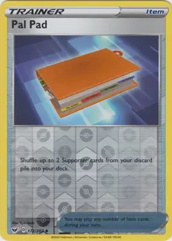 Pal Pad - 172/202 - Uncommon - Reverse Holo NM, English Pokemon Sword & Shield - - Image 1