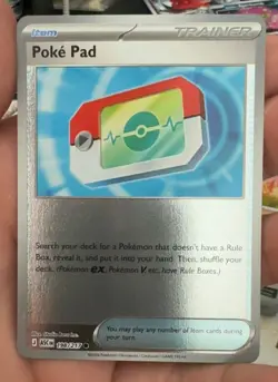 Poke Pad 198/217 Reverse Holo NM Pokemon Card ME Ascended Heroes - Image 1