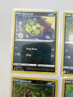 4 Card Lot spinirak basic reverse holo common pokemon tcg - Image 2