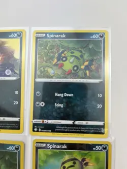 4 Card Lot spinirak basic reverse holo common pokemon tcg - Image 3