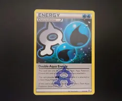 Pokemon - Double Aqua Energy 33/34 - Double Crisis NM - Image 1
