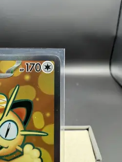 Pokemon Meowth EX SR 100/080 Japanese Full Art Holo - Image 3